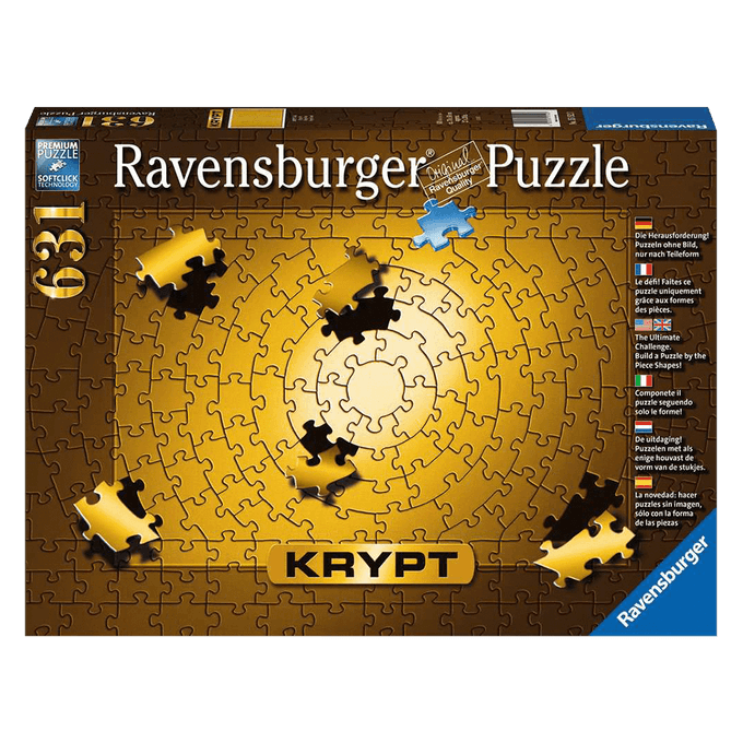 Puzzle 631 peças Krypt Ouro - Ravensburger - Importado - GROW
