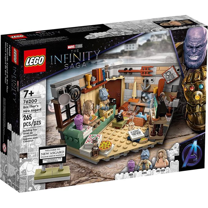 76200 Lego Marvel The Infinity Saga - a Nova Asgard de Bro Thor - LEGO