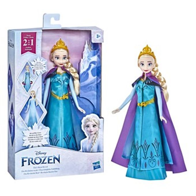 Boneca Frozen Anna Vestidos Reais Hasbro com o Melhor Preço é no Zoom