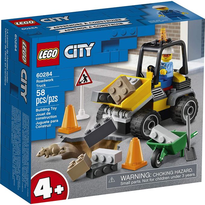 60284 Lego City - Caminhão de Obras Rodoviárias - LEGO