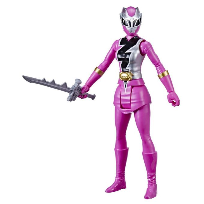 Power Rangers Dino Fury - Boneco Rosa - Pink Ranger F2965 - HASBRO