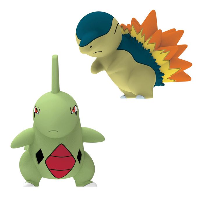 Pokemon - Figuras de Ação - Larvitar e Cyndaquil - Sunny - SUNNY