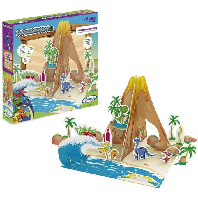 Fofossauros - Playset Ilha - Xalingo - XALINGO