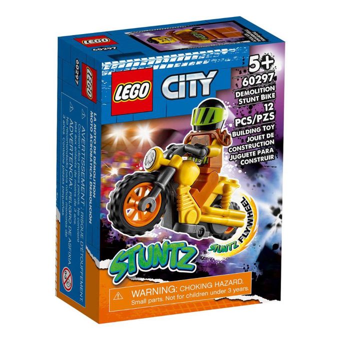 60297 Lego City Stuntz - Moto de Acrobacias Demolidoras - LEGO