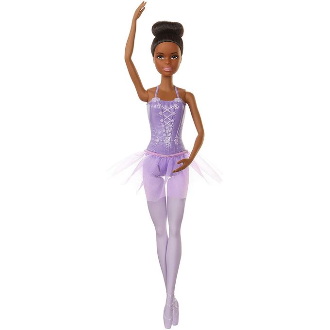 Barbie - Boneca Bailarina Negra Roxa Gjl61 - MATTEL