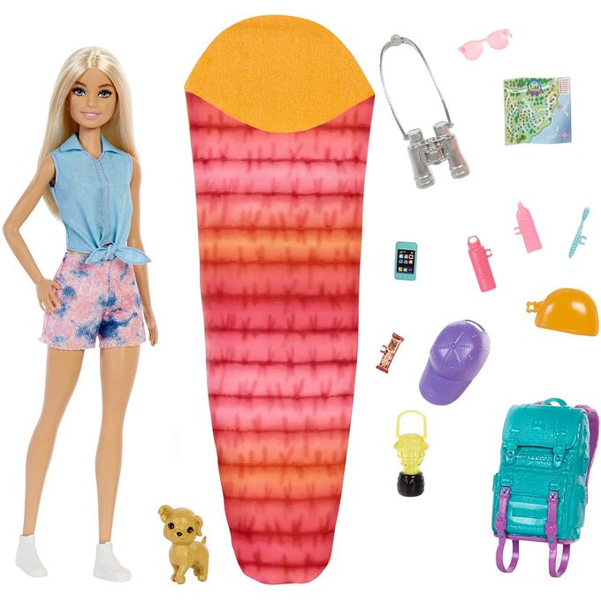 Barbie Malibu - Dia de Acampamento Hdf73 - MATTEL
