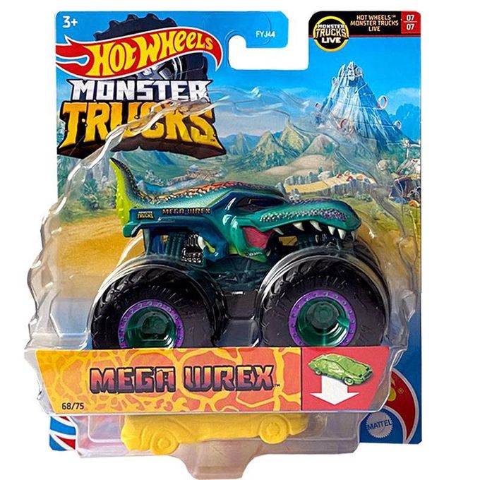 Hot Wheels - Monster Trucks - Mega Wrex Hhg75 - MATTEL