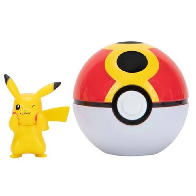 Pokemon - Clipe Pokebola - Pikachu + Bola da Repetição - Sunny - SUNNY