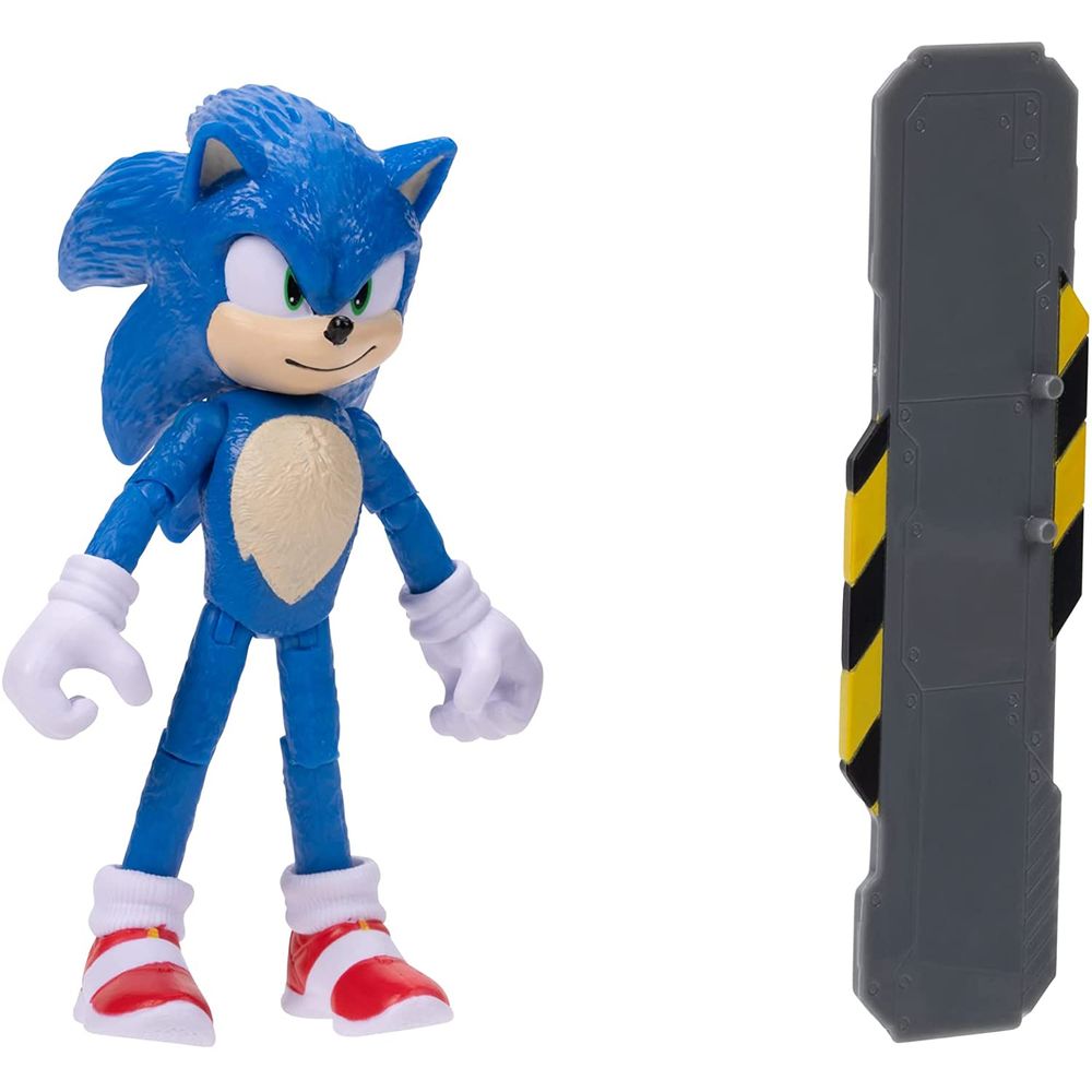 Sonic 2 Filme - Boneco Articulado - Sonic - Candide - MP Brinquedos