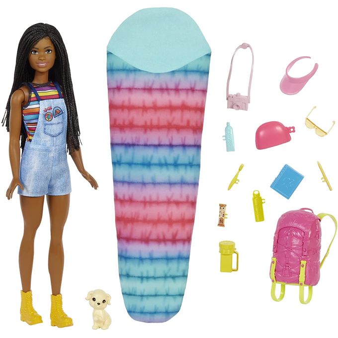 Boneca Barbie Negra Brooklyn - Dia de Acampamento Hdf74 - MATTEL