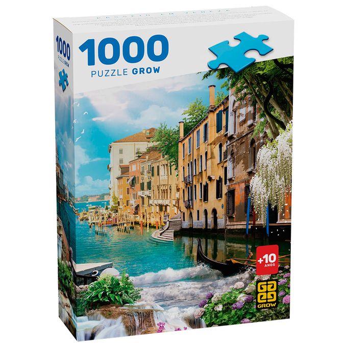 Puzzle 1000 peças Passeio em Veneza - GROW