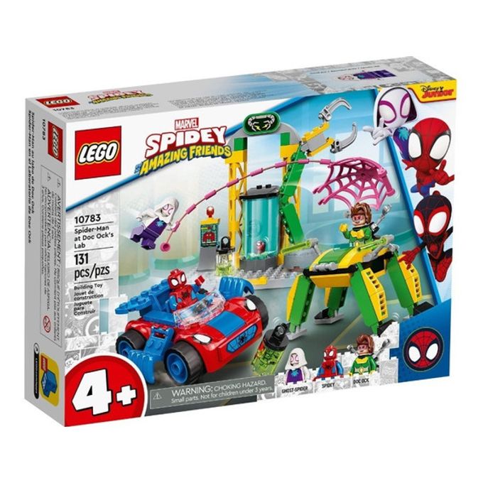 10783 Lego Spidey And His Amazing Friends - Homem Aranha No Laboratório de Doc Ock - LEGO