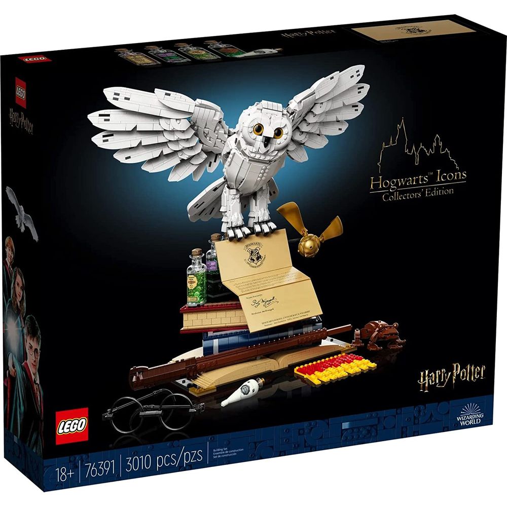 76391 Lego Harry Potter - Ícones de Hogwarts - Edição de Colecionador - MP  Brinquedos