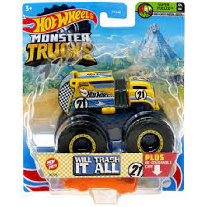 Hot Wheels - Monster Trucks - Will Trash It All Hhg67 - MATTEL