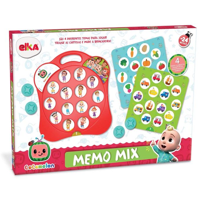 Cocomelon - Jogo Memo Mix - Elka - ELKA