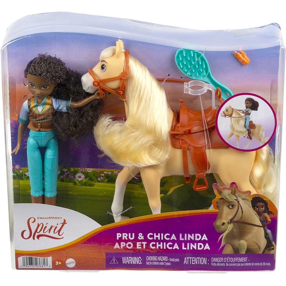 Spirit, o Indomável - Cavalo com Boneca - Pru & Chica Linda Hfb90 - MP ...