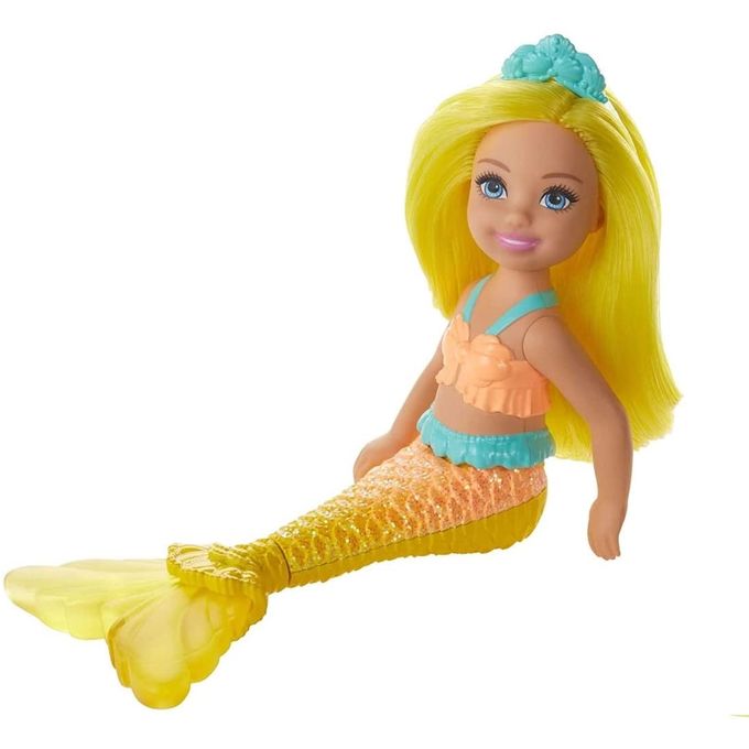 Boneca Barbie - Chelsea Sereia - Cabelo Amarelo Gjj88 - MATTEL