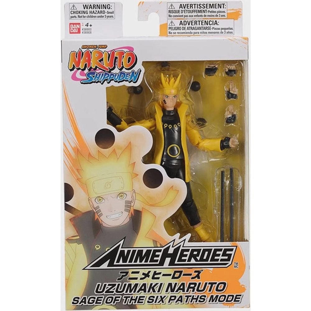 Boneco Articulado - Naruto Uzumaki - 15 cm - Naruto - Fun