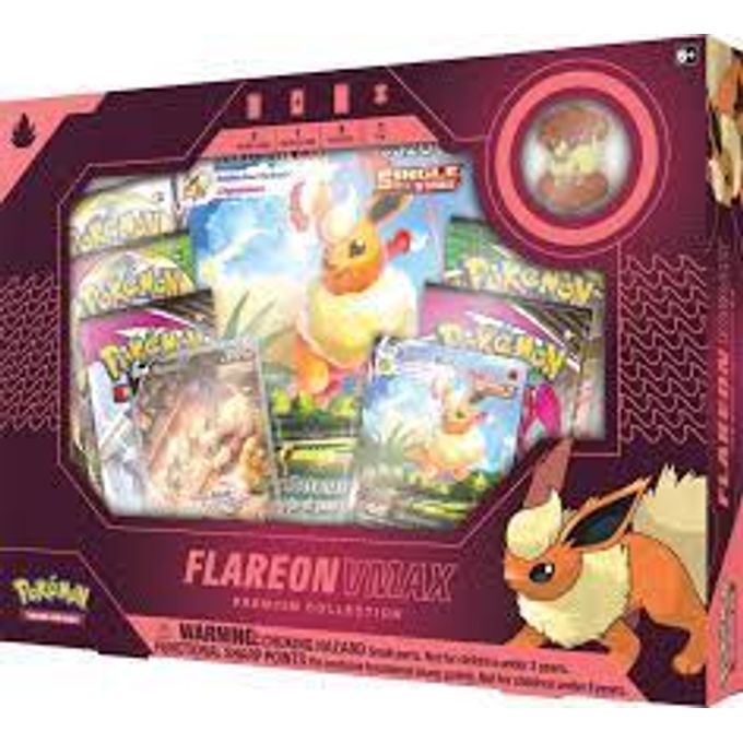 Pokemon Box - Coleção Premium - Flareon V-Max - COPAG