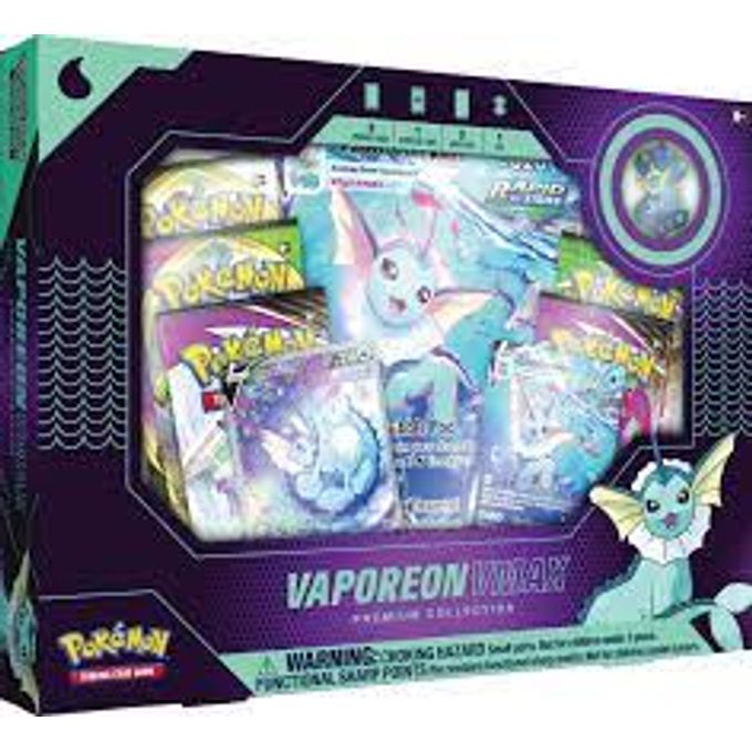 Pokemon Box - Coleção Premium - Vaporeon V-Max - COPAG