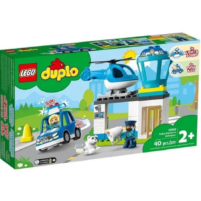 10959 Lego Duplo - Delegacia de Polícia e Helicóptero - LEGO