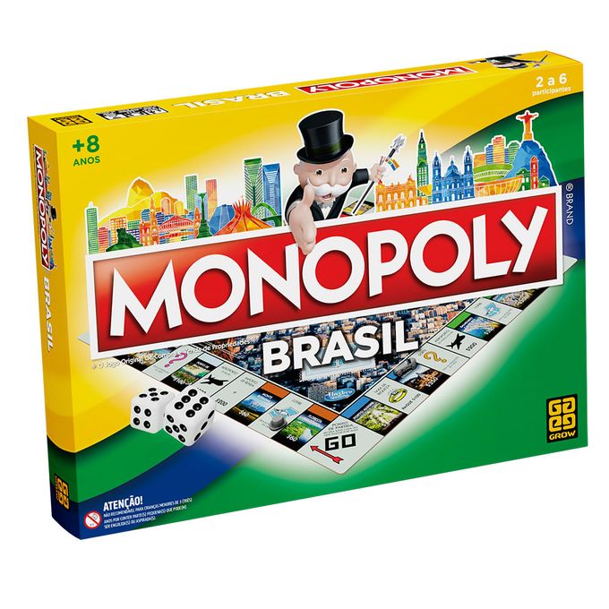 Jogo Monopoly Brasil - GROW