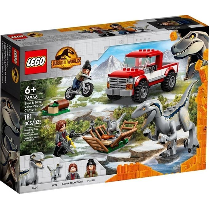 76946 Lego Jurassic World - Captura Dos Velociraptors Blue e Beta - LEGO