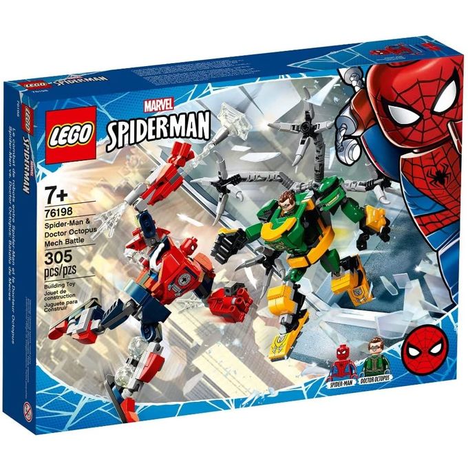 76198 Lego Super Heroes Homem Aranha - Combate de Robôs - Homem Aranha e Doctor Octopus - LEGO