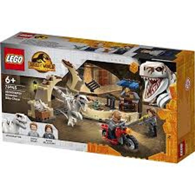 76945 Lego Jurassic World - Dinossauros Atrociraptor: Perseguição de Motocicleta - LEGO