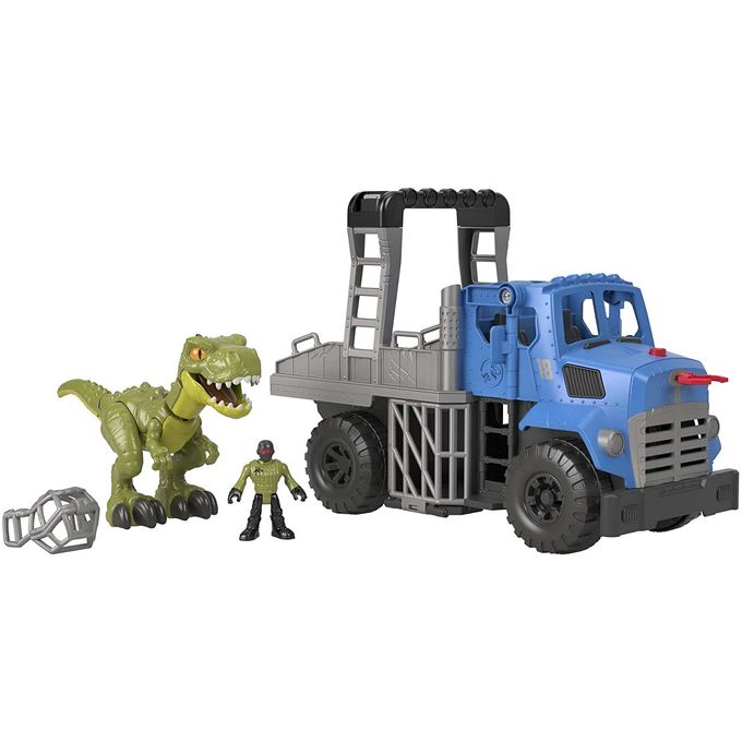 Imaginext - Jurassic World - Dinossauro com Caminhão Destruidor Gvv50 - MATTEL