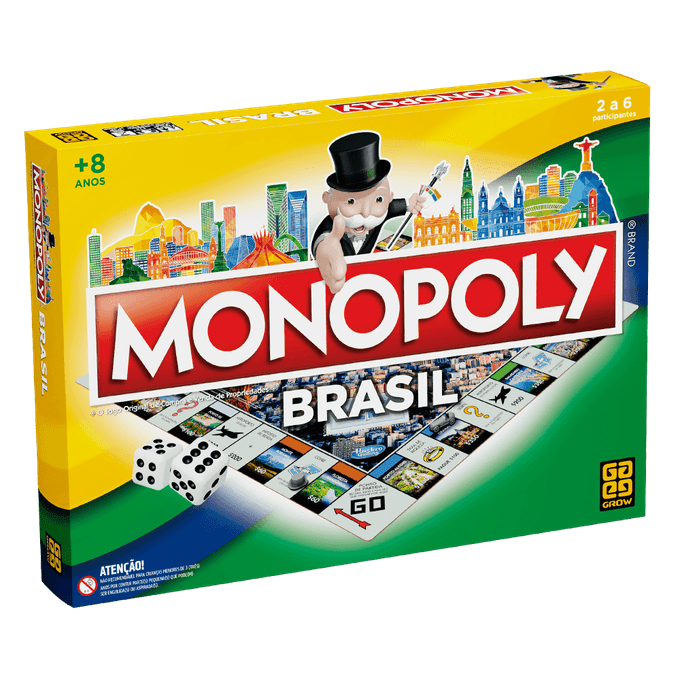 Jogo Monopoly Brasil - Grow - GROW