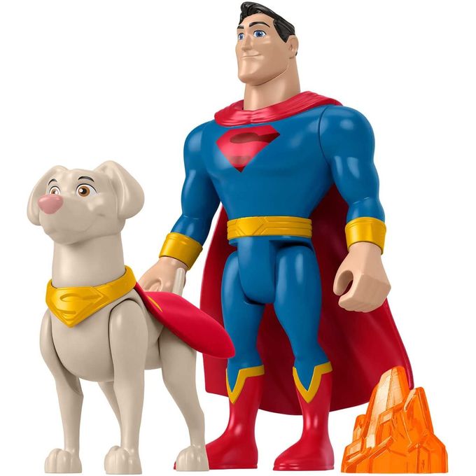 Super Pets - Liga da Justiça - Superman & Krypto Hgl02 - MATTEL