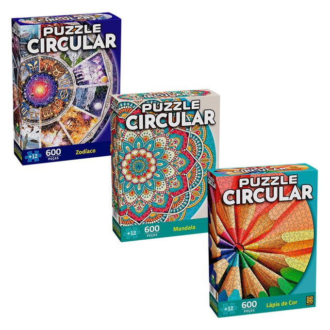 Combo Puzzles Circulares - GROW