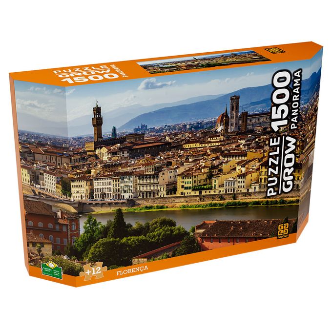 Puzzle 1500 peças Panorama Florença - GROW
