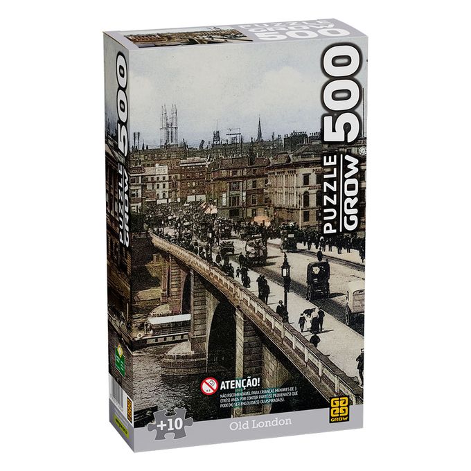 Puzzle 500 peças Old London - GROW