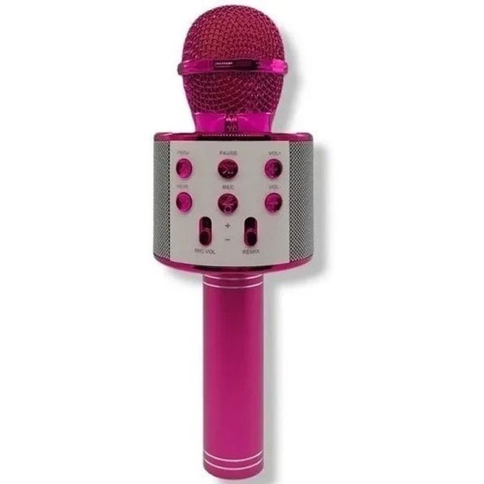 Microfone Star Voice Karaokê Bluetooth - Rosa - Zoop Toys - ZOOP TOYS