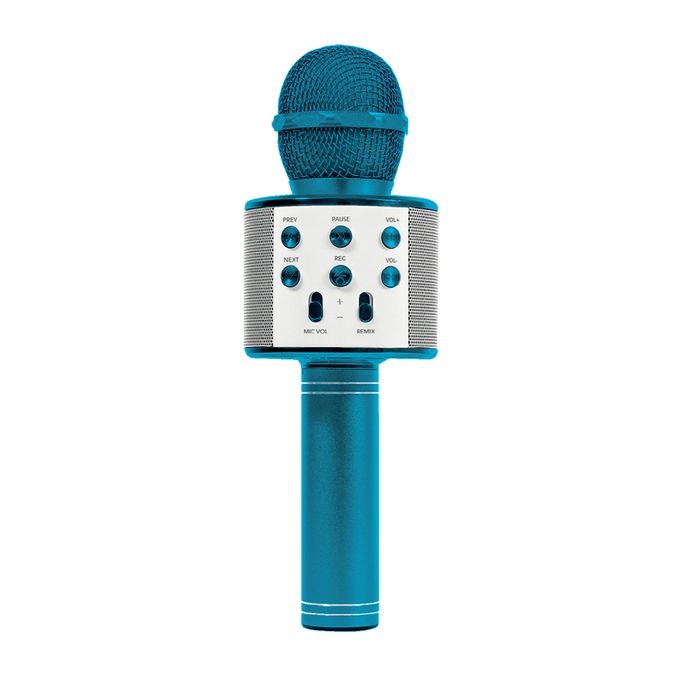 Microfone Star Voice Karaokê Bluetooth - Azul - Zoop Toys - ZOOP TOYS