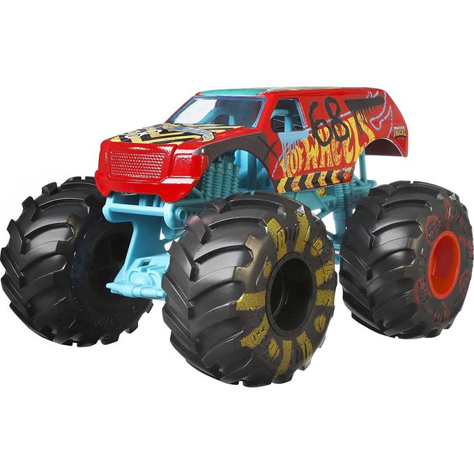 Hot Wheels - Monster Trucks - Roarin Wreckers - Demo Derby Hdx66 - MATTEL