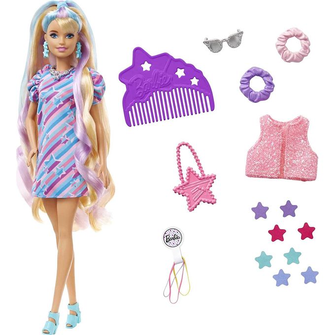 Boneca Barbie - Cabelos Coloridos - Loira Hcm88 - MATTEL