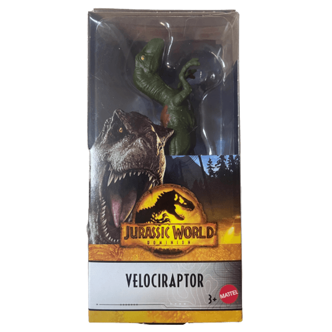 Jurassic World - Dinossauro Velociraptor 15cm Hff06 - MATTEL