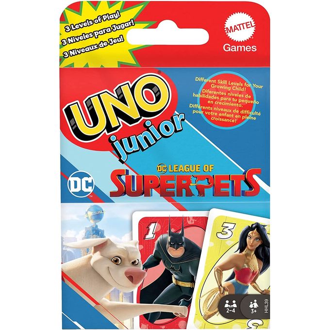 Jogo Uno Junior Dc Super Pets Hhl39 - Mattel - MATTEL