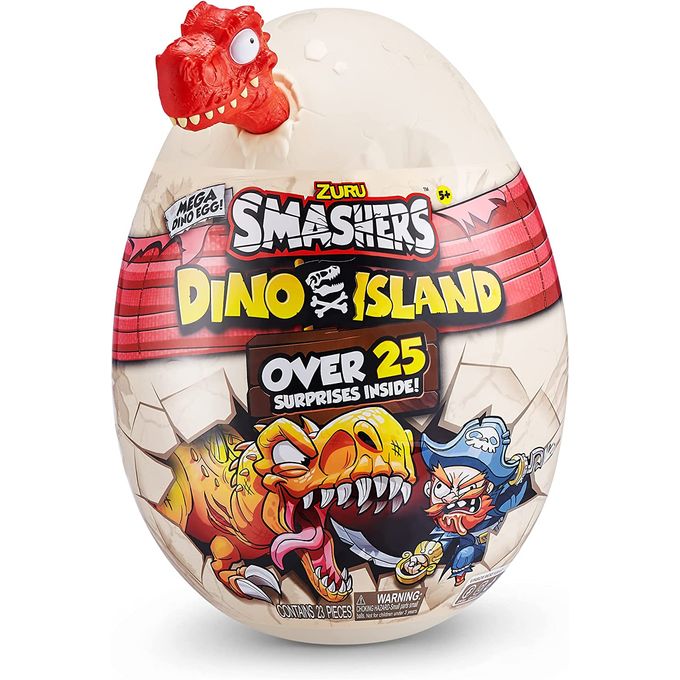 Smashers - Ovo Dino Ilha do Pirata Grande - Fun - FUN