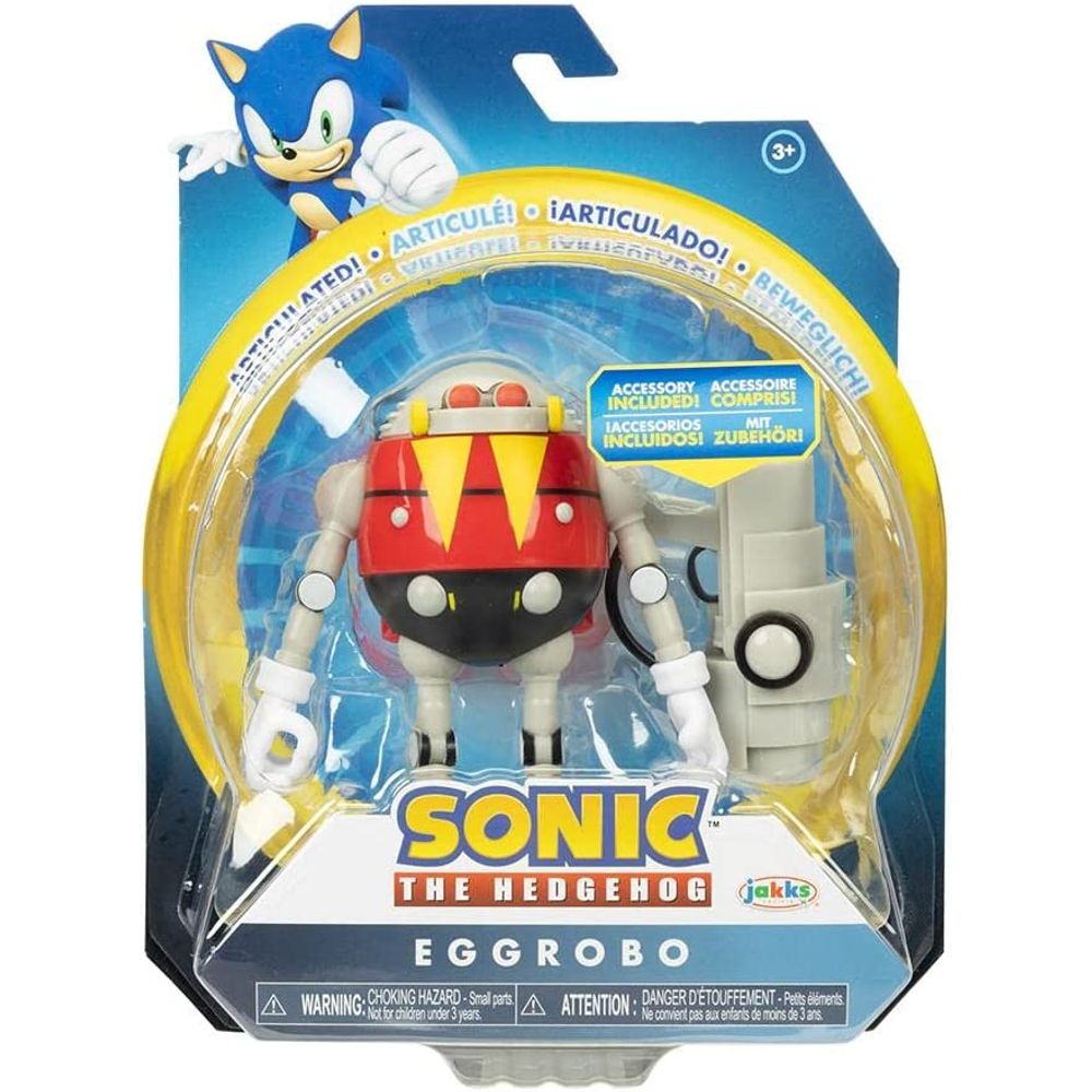 Sonic - Boneco Articulado - Egg Robo - Candide - MP Brinquedos