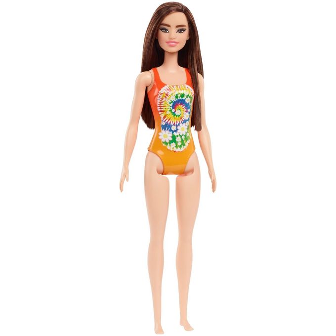 Boneca Barbie Praia Oriental - Maiô Laranja Hdc49 - MATTEL
