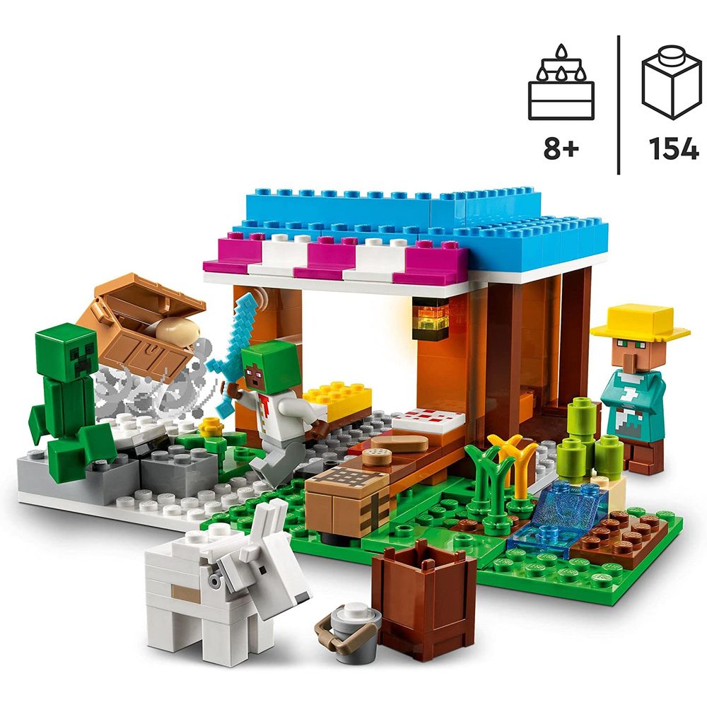 21184 Lego Minecraft - a Padaria - MP Brinquedos