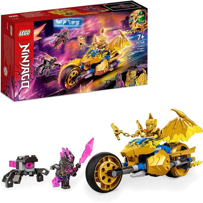 71768 Lego Ninjago - Motocicleta do Dragão Dourado do Jay - LEGO