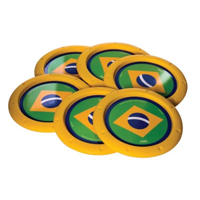 Porta Copos Copa do Mundo com 6 Peças - Plasútil - PLASÚTIL