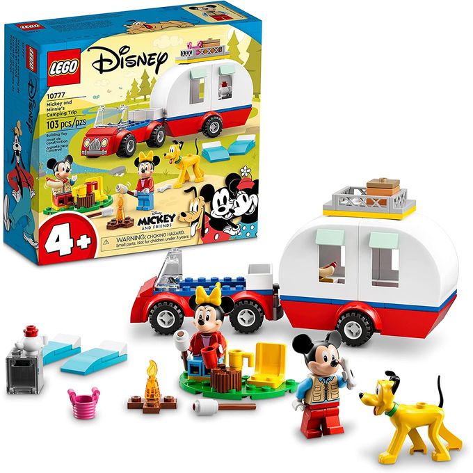 10777 Lego Disney - Viagem Para Acampar de Mickey Mouse e Minnie Mouse - LEGO