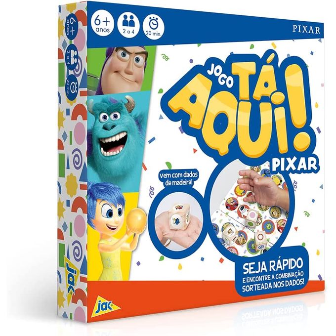 Jogo Tá Aqui - Pixar - Toyster - TOYSTER
