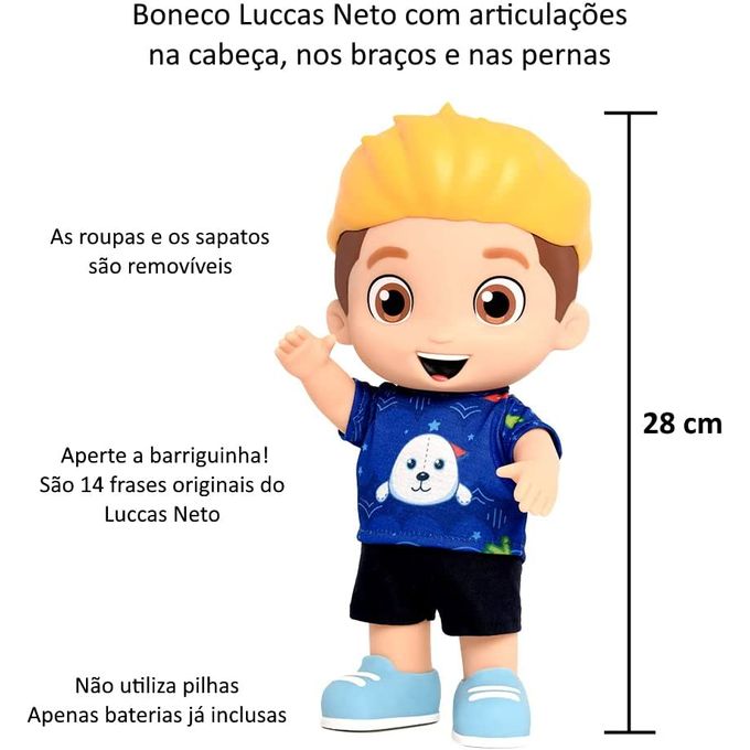 Boneco Luccas Neto com Som - Rosita - ROSITA